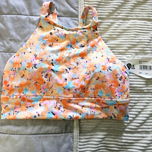 Prana Womens Colorful Swim Top Size XS NWT - Picture 1 of 7